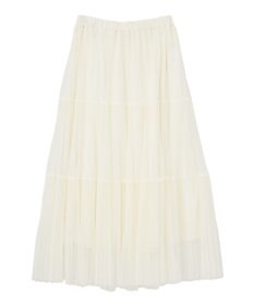 Green Parks チュールプリーツティアードスカート