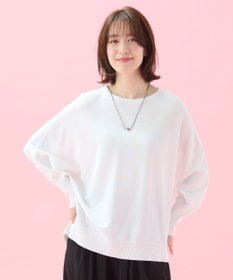 ANY 【洗濯機可/UVカット/接触冷感】クールタッチボクシーニット