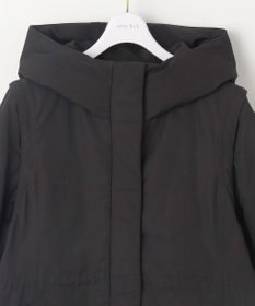 ANY SIS 【撥水・洗える】2WAYドロストフーディミドル ダウン