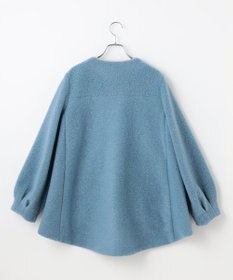 #Newans 【洗濯機可能】バックフレアショートコート