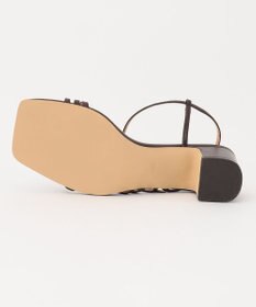 自由区 ナロー ストラップヒールサンダル