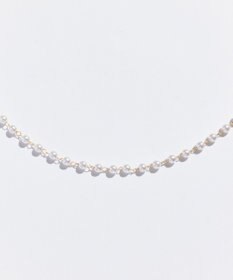 Phoebe <オンワード限定セット>シンプルパールチェーンネックレス×フォーマルパールビジューサークルブローチ