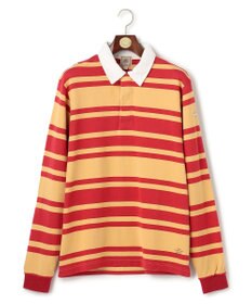 J.PRESS MEN ソフトタッチコットンマルチボーダー ラガーポロシャツ