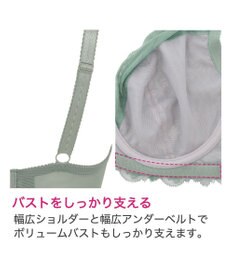 BRADELIS New York 【BRADELIS New York】レーシィミニマイザーブラ23A1 グラマーバストをコンパクトに見せる補正ブラ