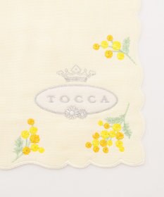 TOCCA AIRY YELLOW PEARL HANDKERCHIEF ハンカチ