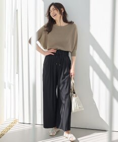 ANY L 【洗濯機可/アンチピリング/UVケア】アクリルガーターニット