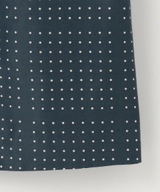 J.PRESS LADIES L 【洗える】ブロックドットプリント ワンピース