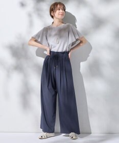 ANY L 【洗濯機可/接触冷感/UVケア】ソロナフリルスリーブプルオーバー