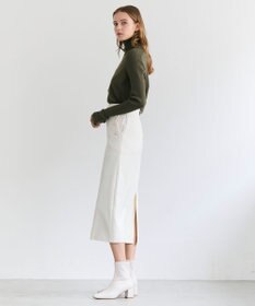 BEIGE， LAZUL / マリンボタンIラインスカート