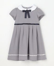 ANY KIDS 【2点セット】ノーカラー ボレロジャケット+襟付き ワンピース