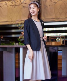 Tiaclasse 【吸水速乾・接触冷感・UVケア・防シワ・洗える】カチオンカラーレスジャケット