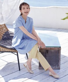 Tiaclasse 【小倉優子さん着用・フラット&ヒール2TYPE】ケージデザインシアーパンプス