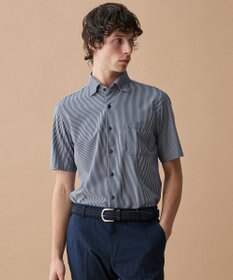 JOSEPH ABBOUD 【ジャージー素材・ストレッチ・イージーケア】コンパクトジャージーストライプシャツ