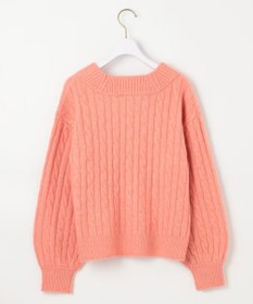 ANY SIS 【洗える】ケーブルAir ニット