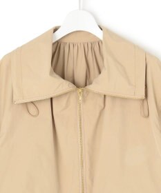 23区 L 【撥水加工】ソフトメモリータフタ スタンドネック ブルゾン