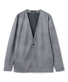 JOSEPH HOMME 新素材【ストレッチ/光沢感】レザーライクジャージー　カーディガン