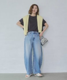 WEGO ワイドカーブデニムパンツ