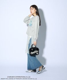 Green Parks ＡＮＧＥＬ　ＢＬＵＥ長袖ロゴ刺繍プルオーバー