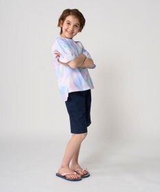 OP／FILA 【RUSTY】ニコちゃん×タイダイ柄半袖Tシャツ