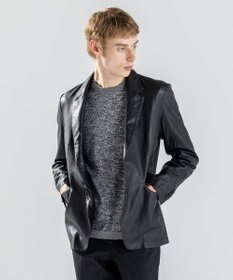 JOSEPH HOMME 新素材【シャツ感覚で羽織れる軽さ】シュリンクエアレザー　ジャケット