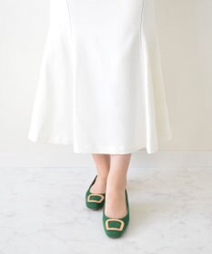 Bridget Birkin 【Bridget Birkin】スクエアバックルフラットシューズ