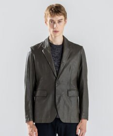 JOSEPH HOMME 新素材【シャツ感覚で羽織れる軽さ】シュリンクエアレザー　ジャケット