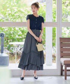 Tiaclasse 【小倉優子さん着用・フラット&ヒール2TYPE】ケージデザインシアーパンプス