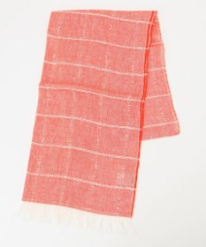 JOSEPH ABBOUD 【イタリア製】スラブチェックジャガード ストール