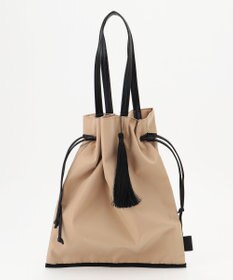 自由区 ナイロン巾着サブトート バッグ