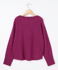 組曲 【加藤ローサさん着用】ウールカシミヤミックスボートネック ニット