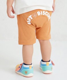 MIKI HOUSE HOT BISCUITS 【70-100cm】ロゴシリーズ 6分丈ハーフパンツ