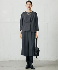 自由区 S クリアコットンポンチタックジャージ カットソー