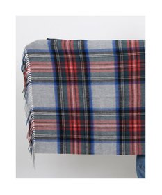 UNBILLION カシュネ cache nez / カシミヤ混紡毛チェック柄ストール