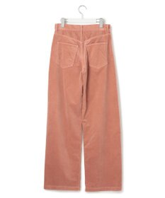 23区 L 【洗える】23区DENIM ベルベットストレッチ ワイドパンツ