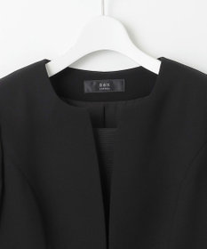 自由区 FORMAL 【ストレッチ/前開きワンピース】平二重 ジャケット+ワンピース