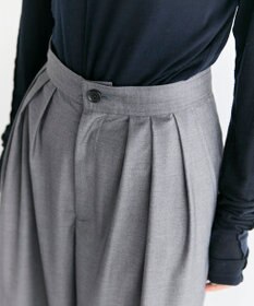 #Newans 【洗濯機可/しわになりにくい】ベリーワイドパンツ