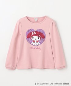 ANY KIDS 【any FAM×サンリオキャラクターズ】ミラクルスパンコール長袖Tシャツ