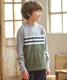 J.PRESS KIDS 【140-170cm】ボーダーミックス カットソー