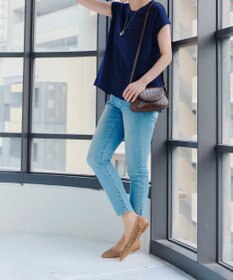 Tiaclasse 【小倉優子さん着用・フラット&ヒール2TYPE】ケージデザインシアーパンプス