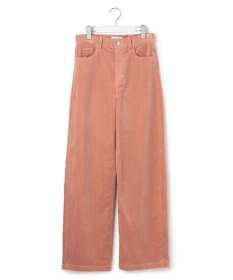 23区 【洗える】23区DENIM ベルベットストレッチ ワイドパンツ