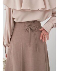 earth music&ecology バックレースアップスカート