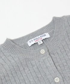 WEGO 【26年春新作】別注USPOLOケーブルニットカーデ