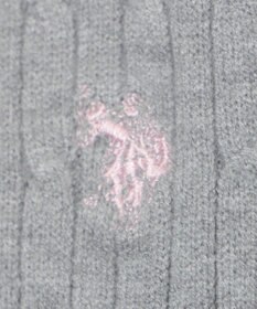 WEGO 【26年春新作】別注USPOLOケーブルニットカーデ