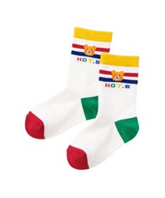 MIKI HOUSE HOT BISCUITS 【9-19cm / 靴下2足セット】 クルー丈 ソックスパック2足セット