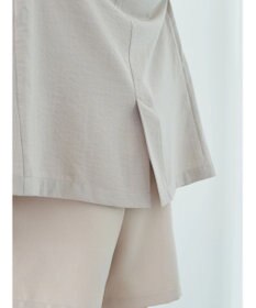 earth music&ecology リネンライク５分袖ジャケット