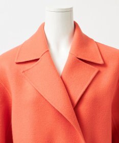 23区 S 【R(アール)】ウールメルトンリバー ロング ラップコート