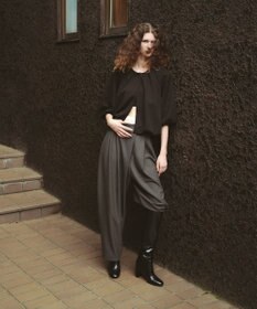 #Newans 【セレモニーにも/洗濯機可】バルーンヘムライトブルゾン​