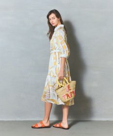 GRACE CONTINENTAL キカヨットプリントワンピース
