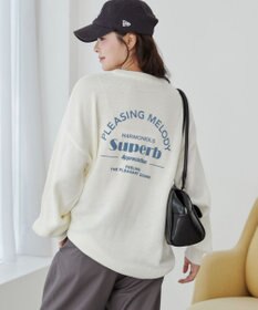 WEGO グラフィックニットBIGプルオーバー