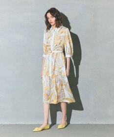 GRACE CONTINENTAL キカヨットプリントワンピース